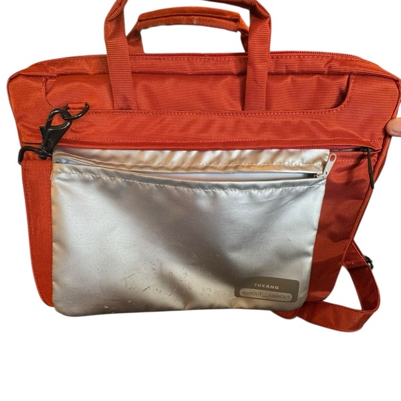 Tucano Work Out Orange Laptop Bag - Picture 8 of 11